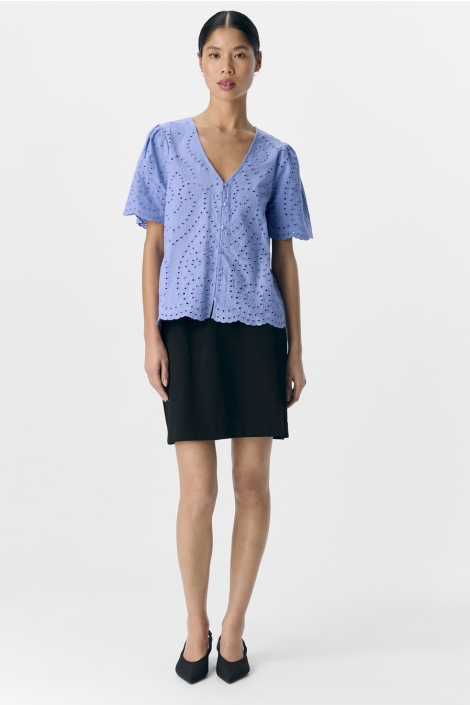 Object objbitten s/s re v-neck top div